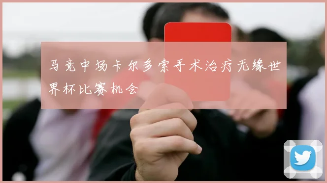 马竞中场卡尔多索手术治疗无缘世界杯比赛机会